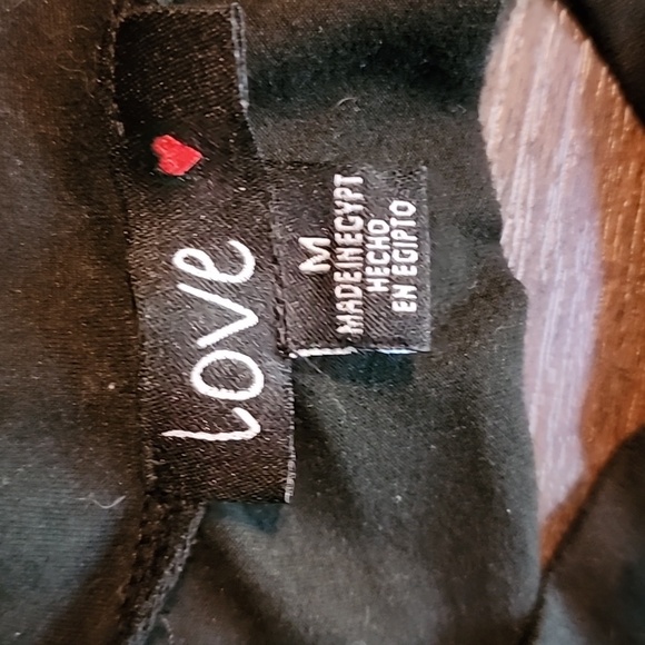 Love J Light Black Semi-Long Maxi Shirt Size Medium - Picture 4 of 4